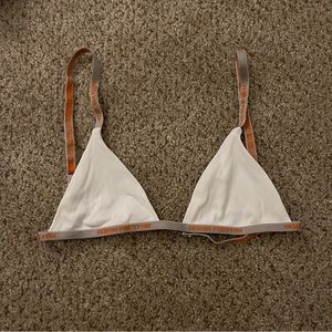 NWOT Heron Preston white bikini top small